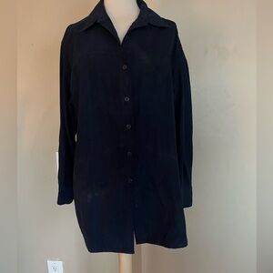 Women's Navy Blue Lightweight Blouse